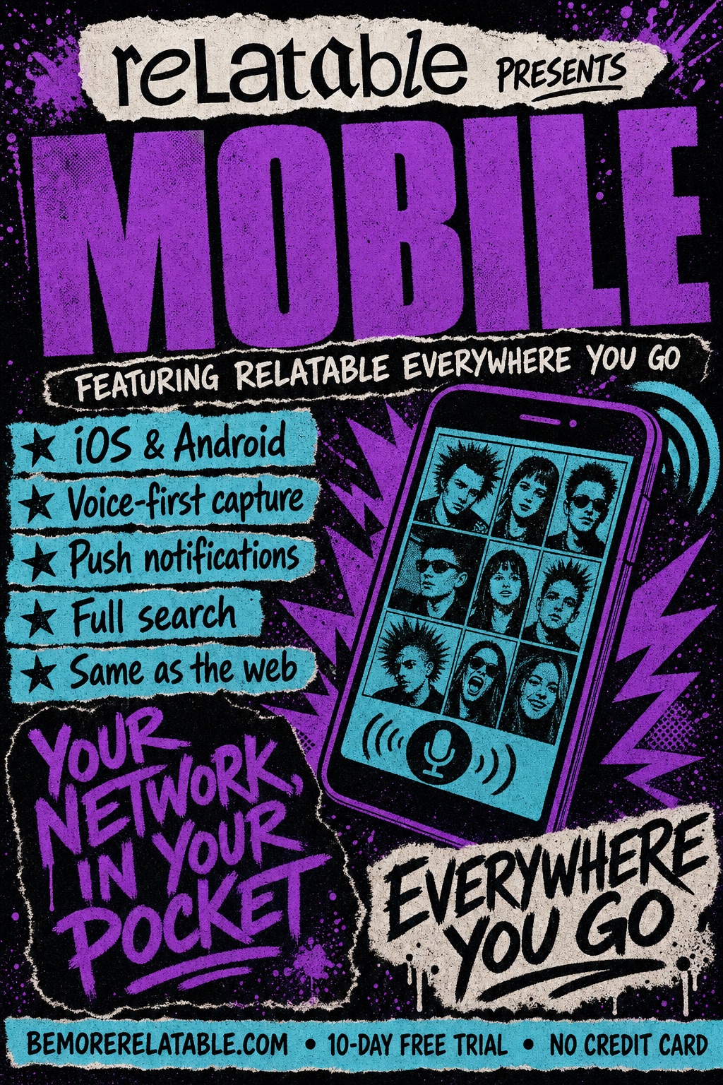 Mobile — Relatable gig poster